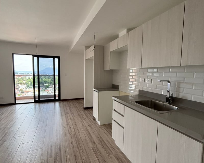 Apartamento en venta en nivel alto - 1 habitacion en zona 10 Ref-6022
