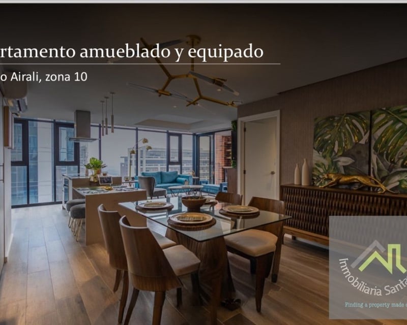 AIRALI/ Precioso Apartamento Amueblado en Venta, zona 10