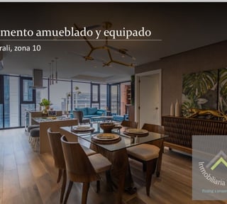AIRALI/ Precioso Apartamento Amueblado en Venta, zona 10