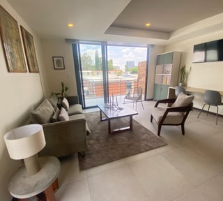 Renta de apartamento amueblado en zona 10 - 1 habitacion Ref-5996