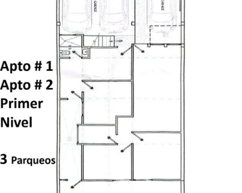 Propiedad de 4 Apartamentos en Venta Zona 3 de Mixco
