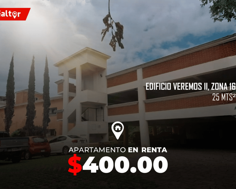 Apartamento en Renta en Edificio Veremos II, zona 16