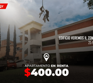 Apartamento en Renta en Edificio Veremos II, zona 16