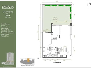 VENTA DE CESIÓN DE DERECHOS
Apartamento en venta 📍 Endora, zona 11 - 5