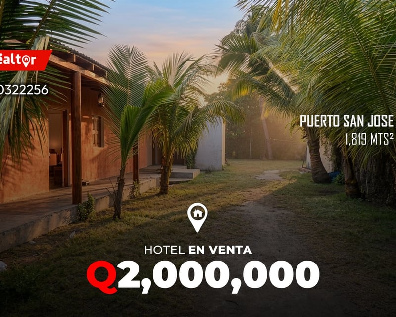 Hotel en venta en Puerto San Jose 