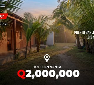 Hotel en venta en Puerto San Jose 