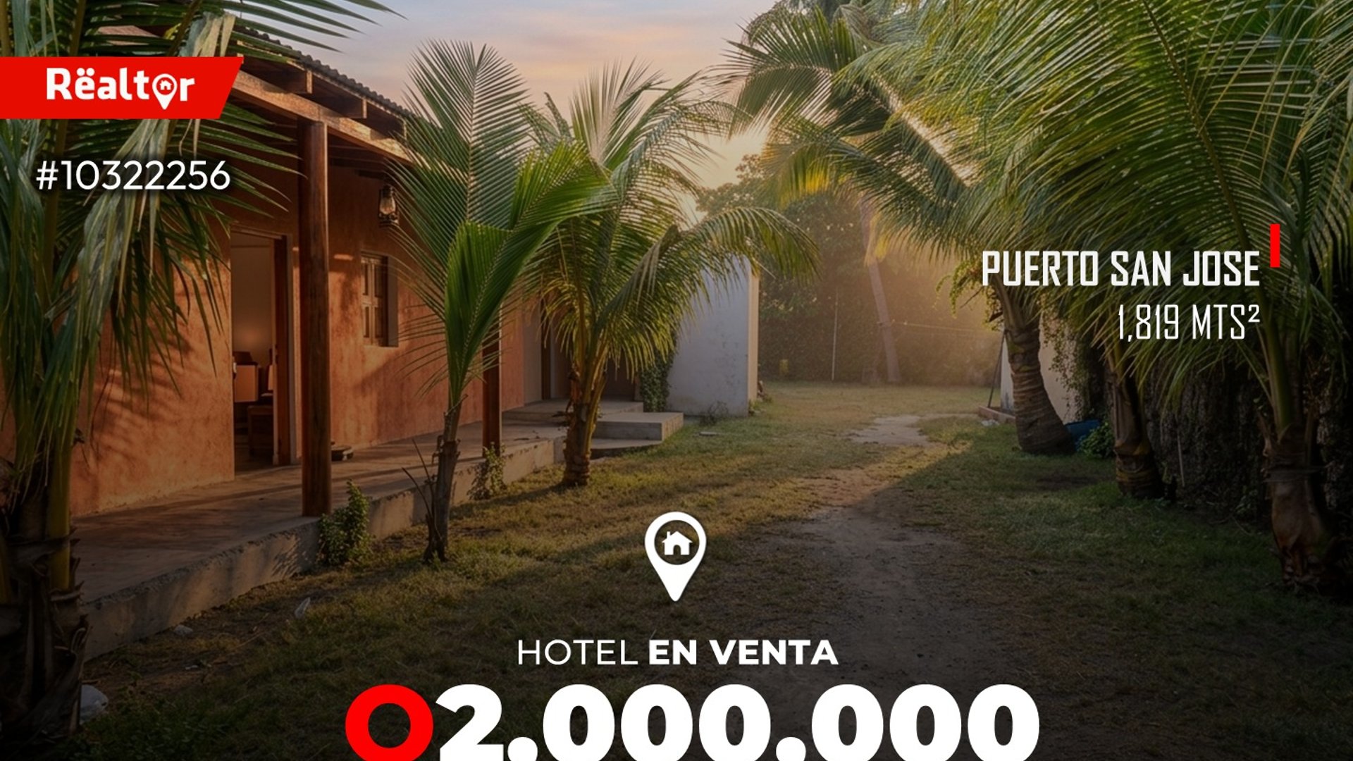 Hotel en venta en Puerto San Jose 