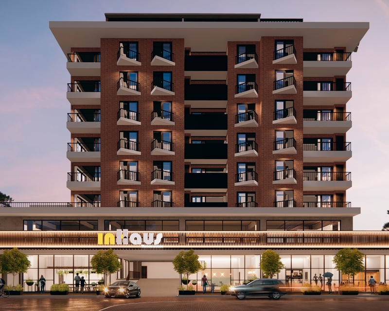 InHaus, proyecto de apartamentos de 1 y 2 habitaciones, zona 10