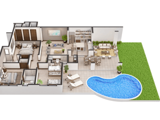 Villa en VENTA en exclusivo condominio en Monterrico - 4