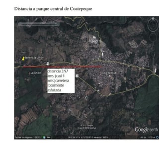 Venta de Terreno en Aldea La Unión Coatepeque
