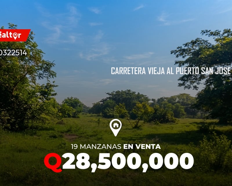 19 Manzanas en venta en Carretera Vieja al Puerto San Jose