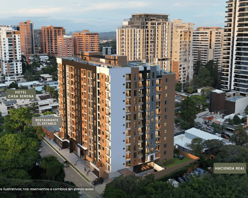 Apartamentos en Venta zona 10 / Casa Hacienda