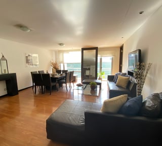 Apartamento en alquiler amueblado de 2 habs. Torre 14, zona 14
