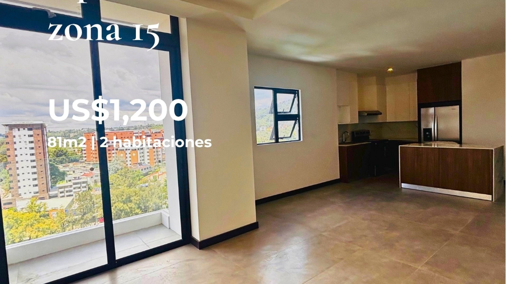 APARTAMENTO NUEVO EN RENTA 2 DORMITORIOS, ARLES ZONA 15