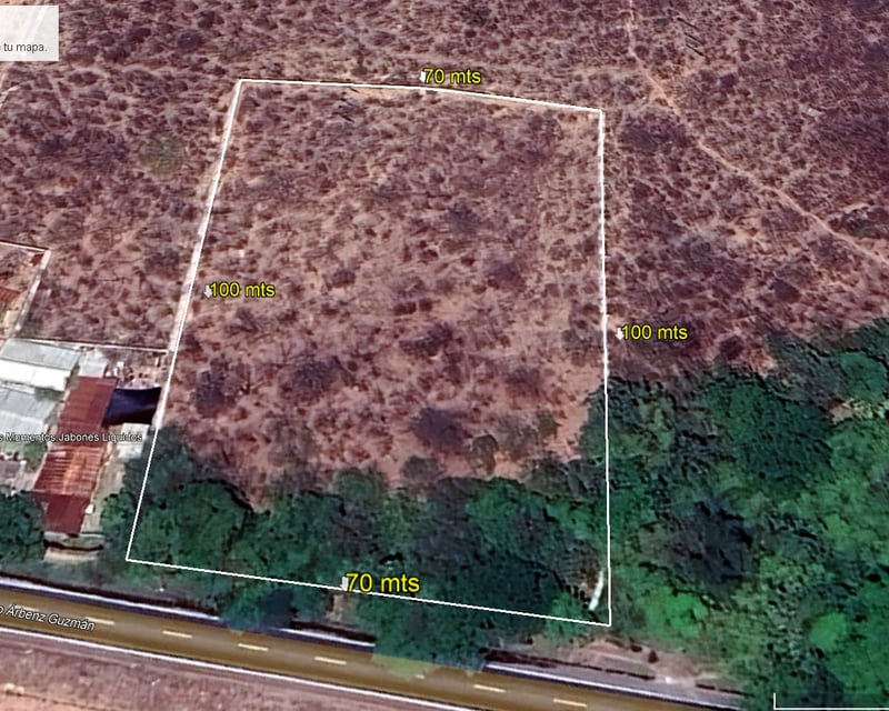 Terreno de 1 Manzana en Venta en KM 117 Teculután, Zacapa Ref-6016