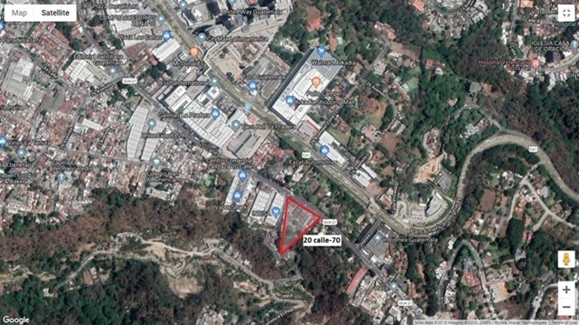 Propiedad en Venta sobre 20 calle, zona 10