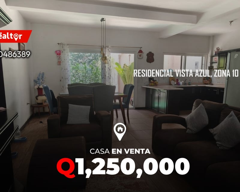 Casa en venta en Residencial Vista Azul, Santa Catarina Pinula