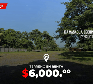 Terreno en Renta en Carretera Antigua Puerto Quetzal KM 59.5, Masagua
