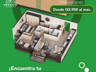 APARTAMENTO RESIDENCIAL EN ZONA 12 - 2