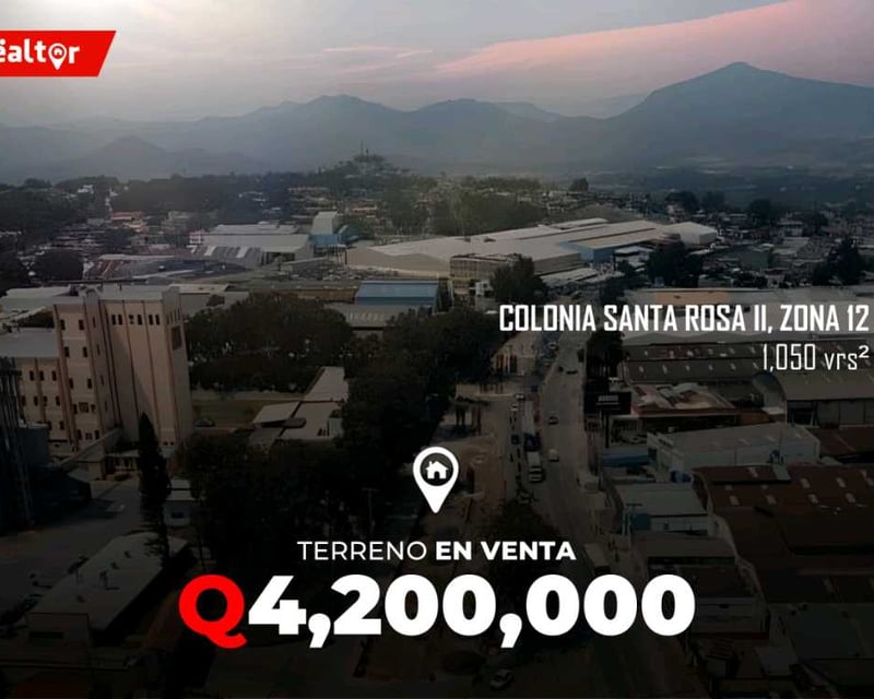 Terreno en Venta en Colonia Santa Rosa II, zona 12
