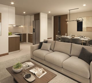 Apartamento con 3 dormitorios en venta en zona 10