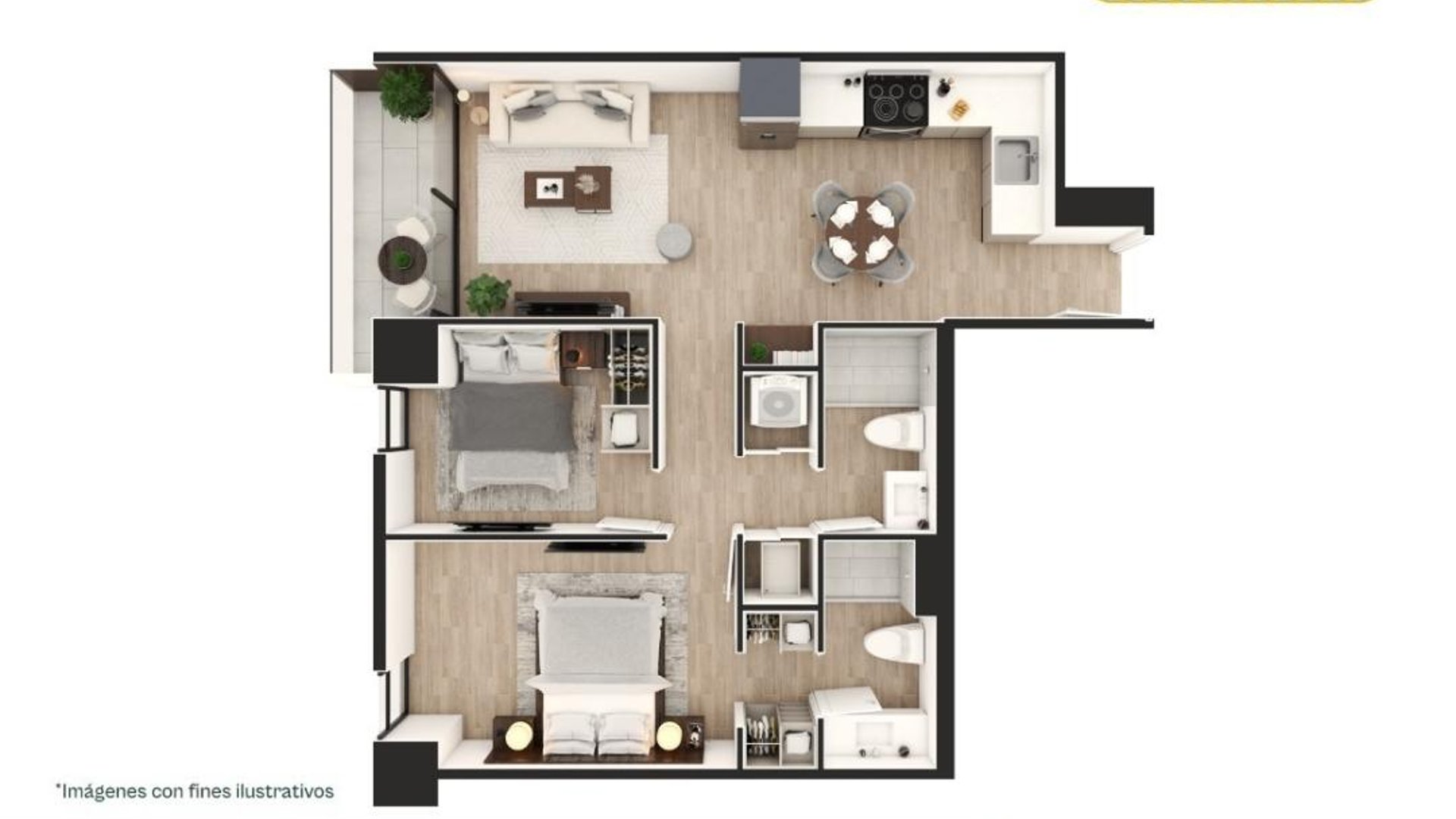 Apartamento nuevo en venta en Vicinia El Carmen zona 12  - Miniatura 17