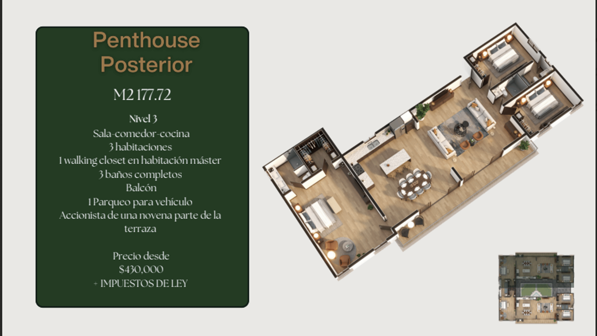 EXCLUSIVO APARTAMENTO EN LOS FRANCISCANOS ANTIGUA-PENTHOUSE