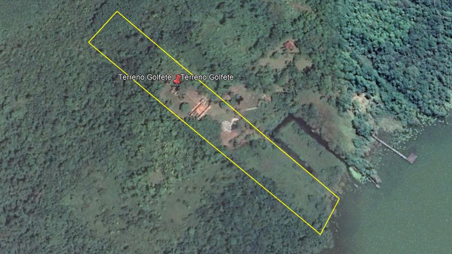 VENTA 2 Manzanas orilla lago de Izabal Livingston