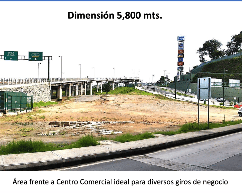 TERRENO EN VENTA FRENTE A METRO NORTE, ZONA 18