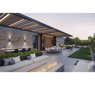 Apartamento con jardín en RENTA – Spazio Residencias, Zona 16!
