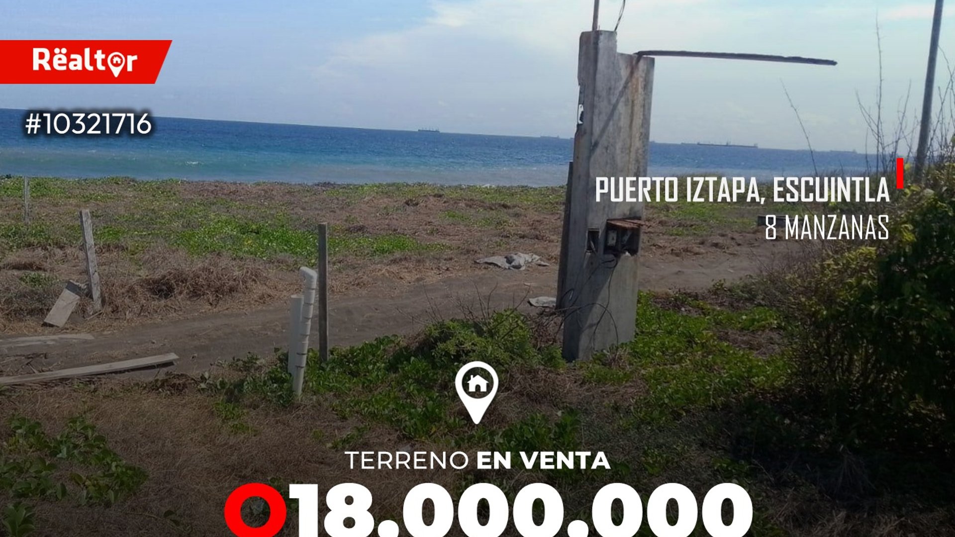 Terreno en venta en Puerto Iztapa, Escuintla