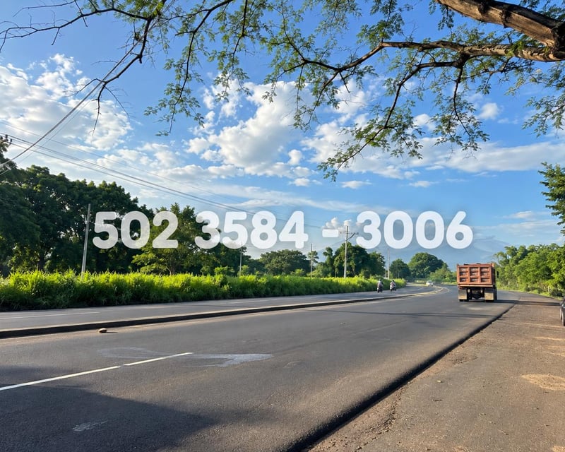 TERRENO EN VENTA EN ESCUINTLA, GUATEMALA PARA BODEGA O INVERSIÓN