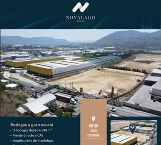 NAVE INDUSTRIAL EN RENTA - CARRETERA AMATITLAN