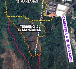 Terreno en venta de 12 manzanas en KM 28 CAES, Villa Canales Ref-4971
