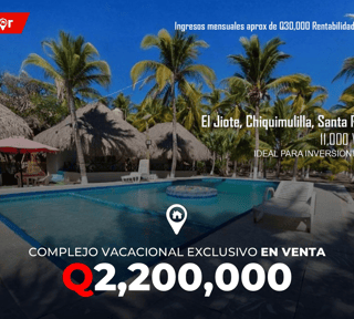 Complejo Vacacional Exclusivo en Venta en El Jiote, Santa Rosa