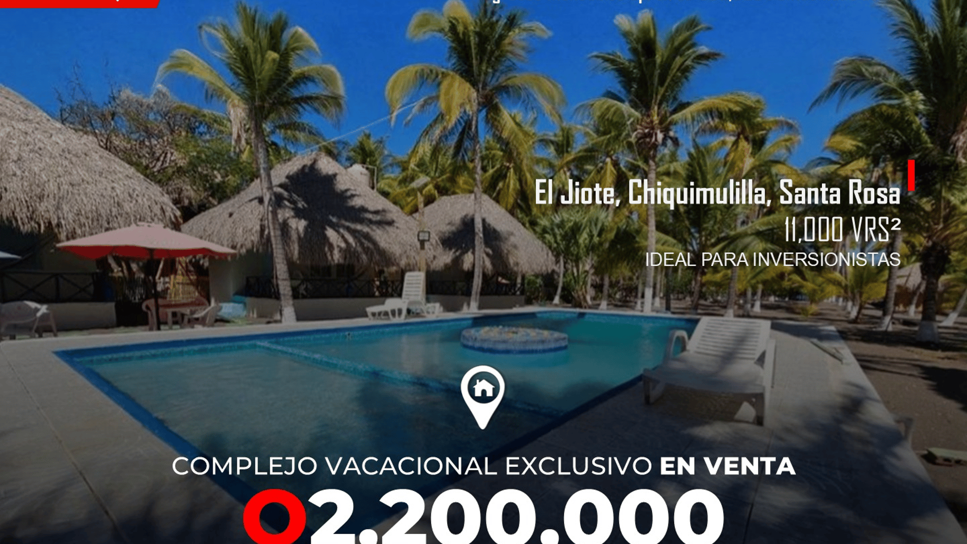 Complejo Vacacional Exclusivo en Venta en El Jiote, Santa Rosa