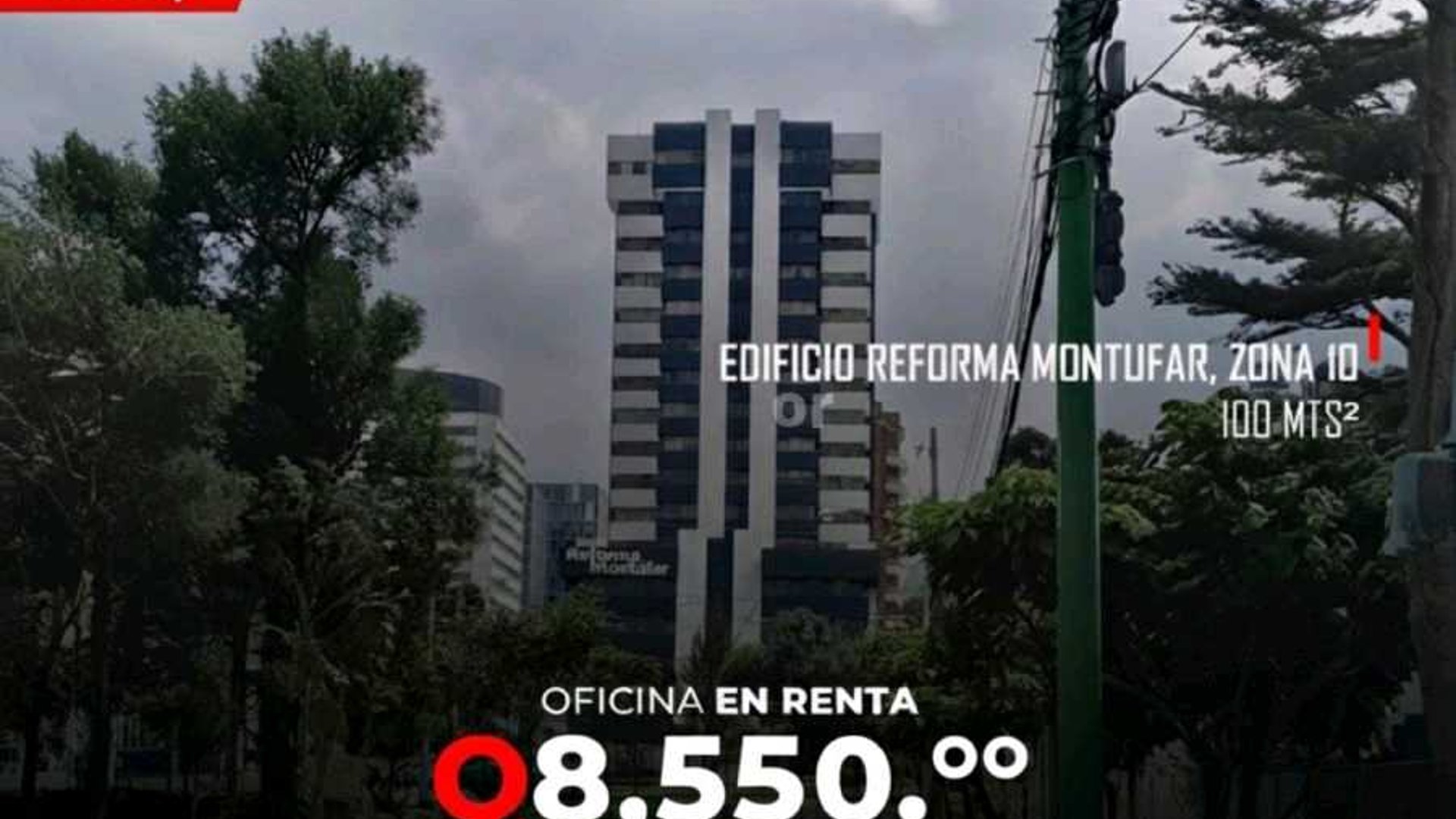 Oficina en Renta en Edificio Reforma, zona 10
