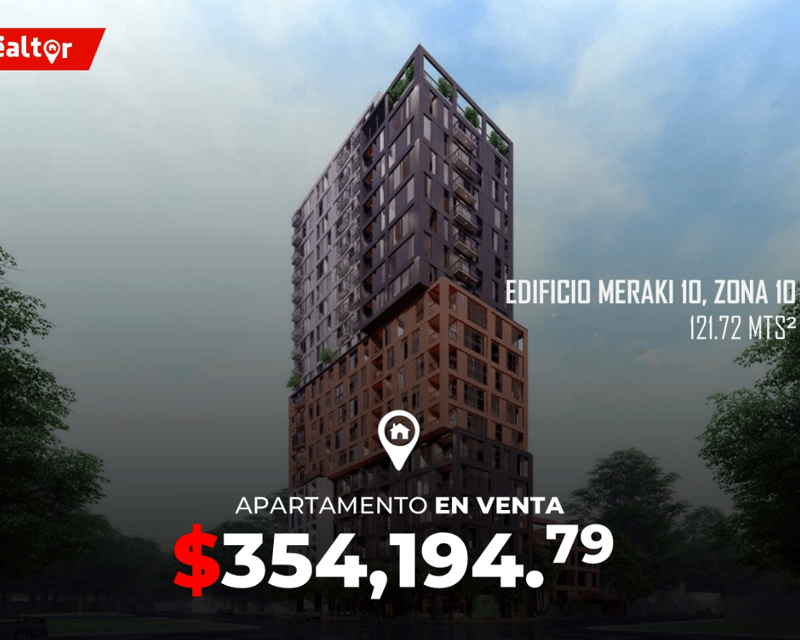 Apartamento en Venta en Edificio Meraki 10, zona 10