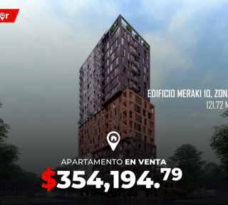 Apartamento en Venta en Edificio Meraki 10, zona 10