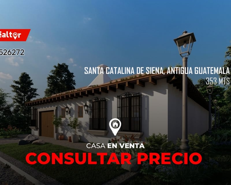 Casa en Venta Santa Catalina de Siena, Antigua Guatemala