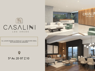 CASALINI LOS ARCOS / !ULTIMOS 10 Apartamentos en Venta! , zona 10 - 2