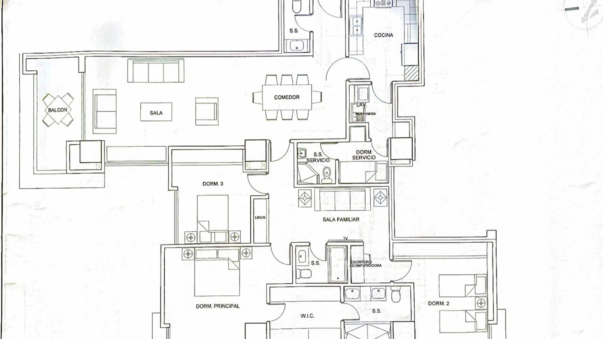 VENDO/RENTO APTO ZONA 10 EDIF. SANTA SOFIA REF.6957  183M2, 3 HAB, 4 BAÑOS