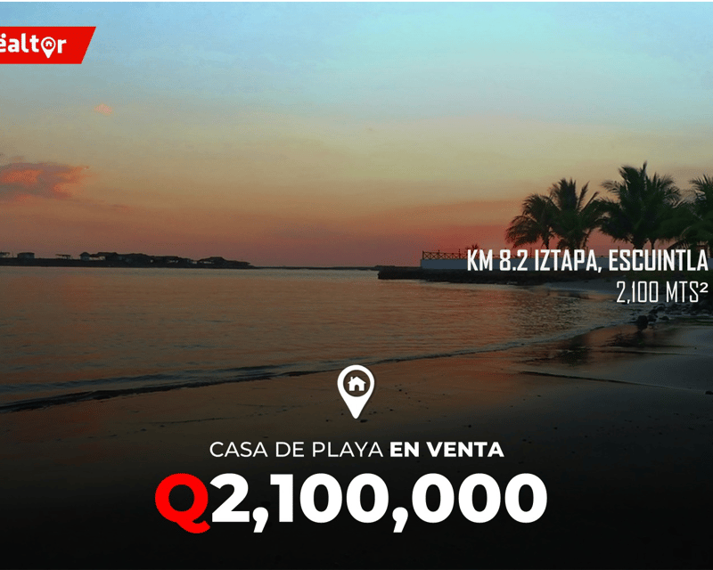 Casa de playa en Venta en KM 8.2 Iztapa, Escuintla