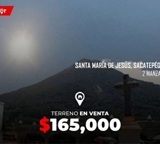 Terreno en Venta en Santa María de Jesús, Sacatepequez