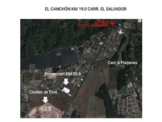 Terreno en Alquiler/Venta Canchón Km. 19 Carretera a El Salvador Ruta CA-1 Orien - 2