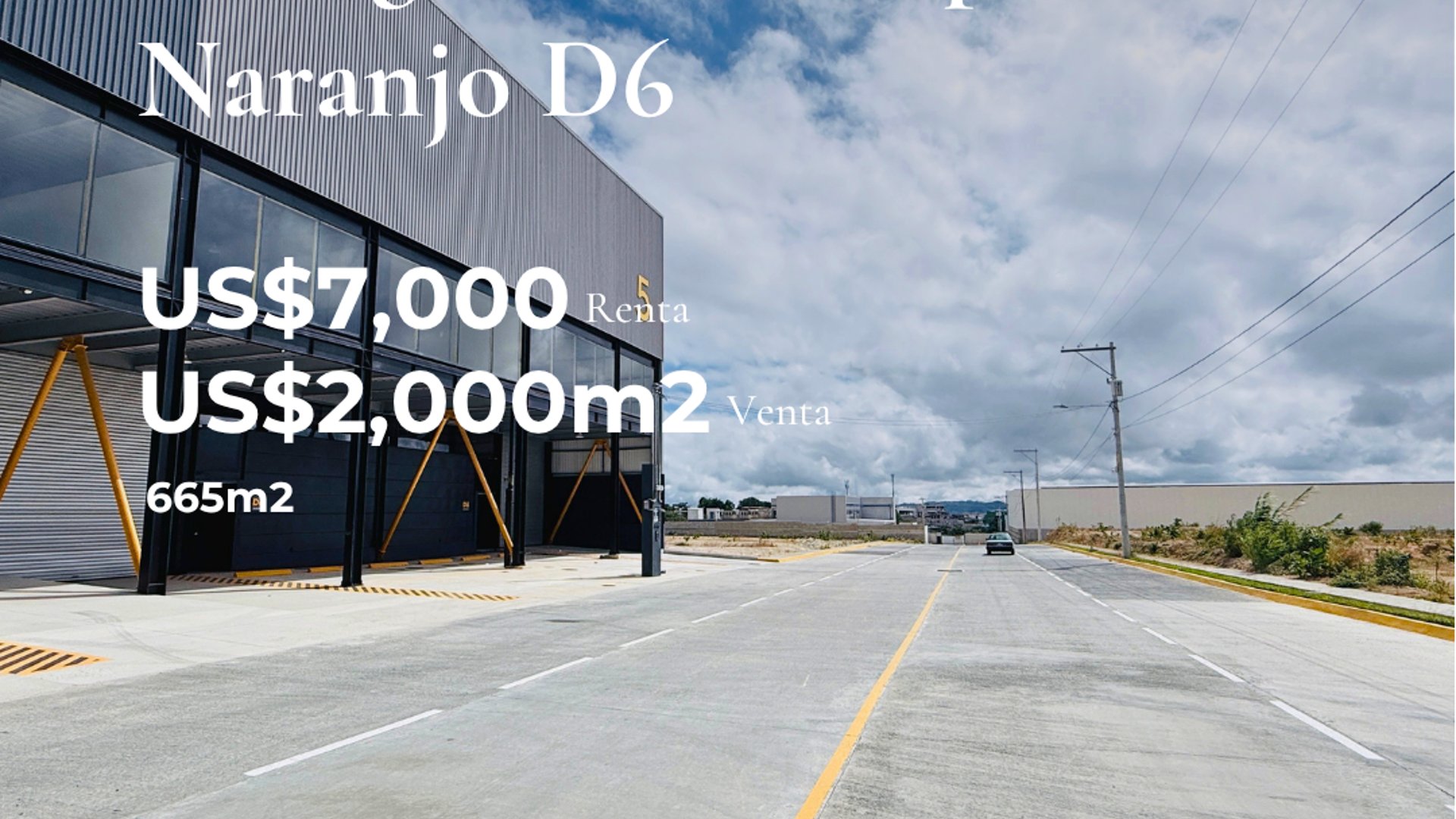 BODEGA C/ MULTIPLES AMBIENTES 665Mts2 / ZONA EMPRESARIAL NARANJO D6