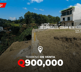 Terreno en venta en Los Cipresale San Jose Alta Verapaz