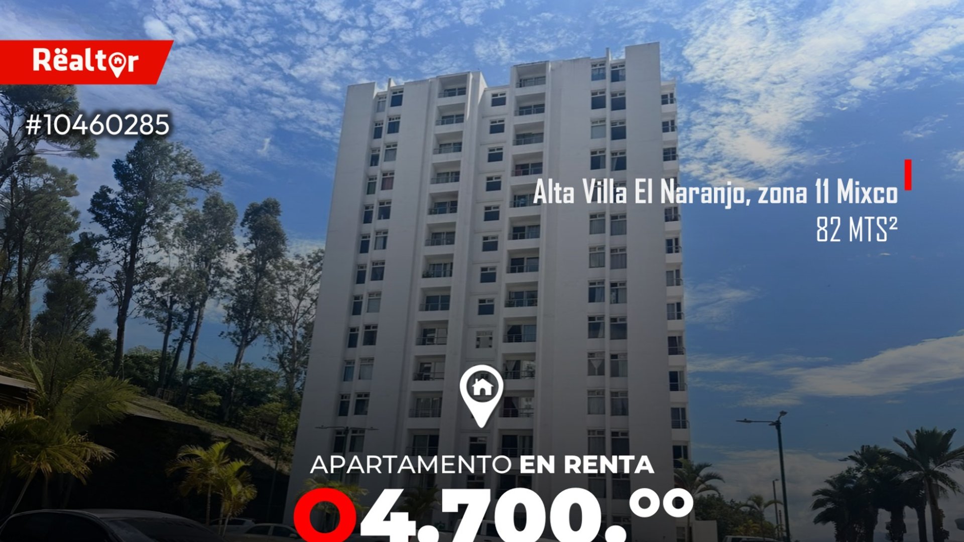 Apartamento en renta en Alta Villa El Naranjo, zona 11 mixco 