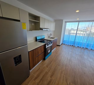 Apartamento en renta con linea blanca de 1 habitacion en Z13 Ref-5547