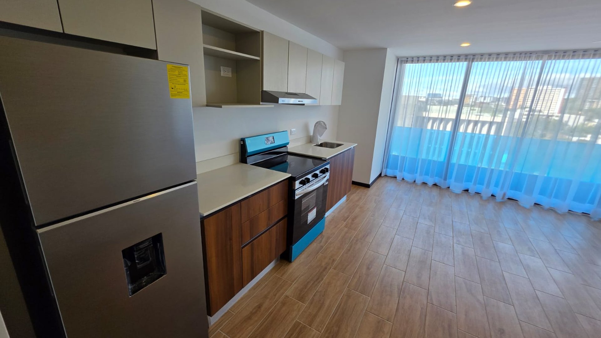 Apartamento en renta con linea blanca de 1 habitacion en Z13 Ref-5547